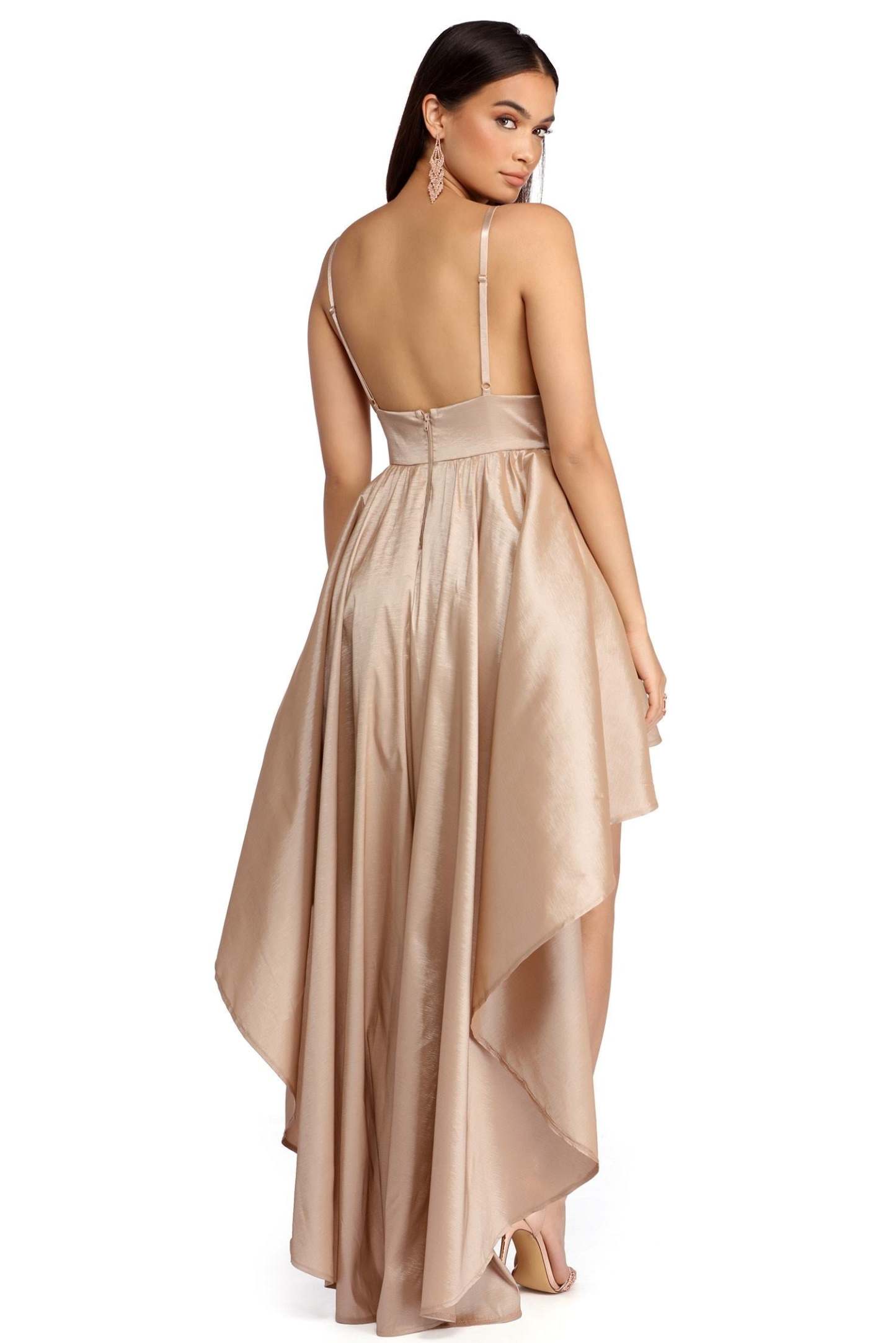 Lizbeth Classic Twist Formal Dress - Lady Occasions