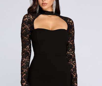 Danielle Sweetheart Lace Formal Dress - Lady Occasions