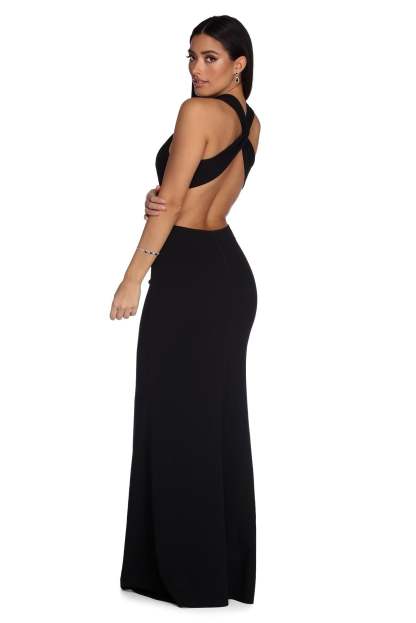 Jillian Formal Cut Out Dress - Lady Occasions