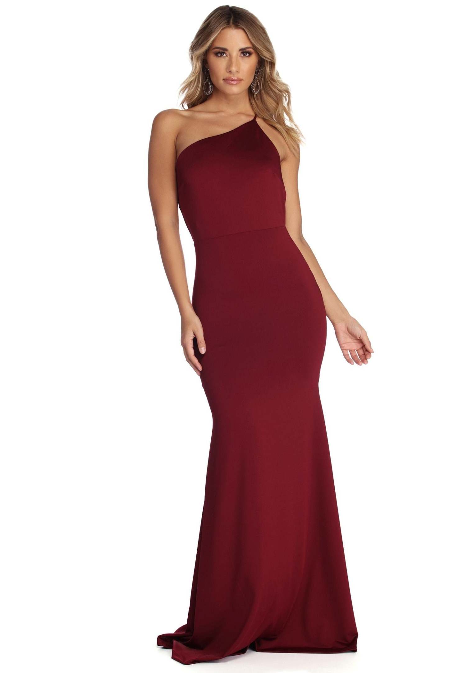 Maya Formal One Shoulder Dress - Lady Occasions