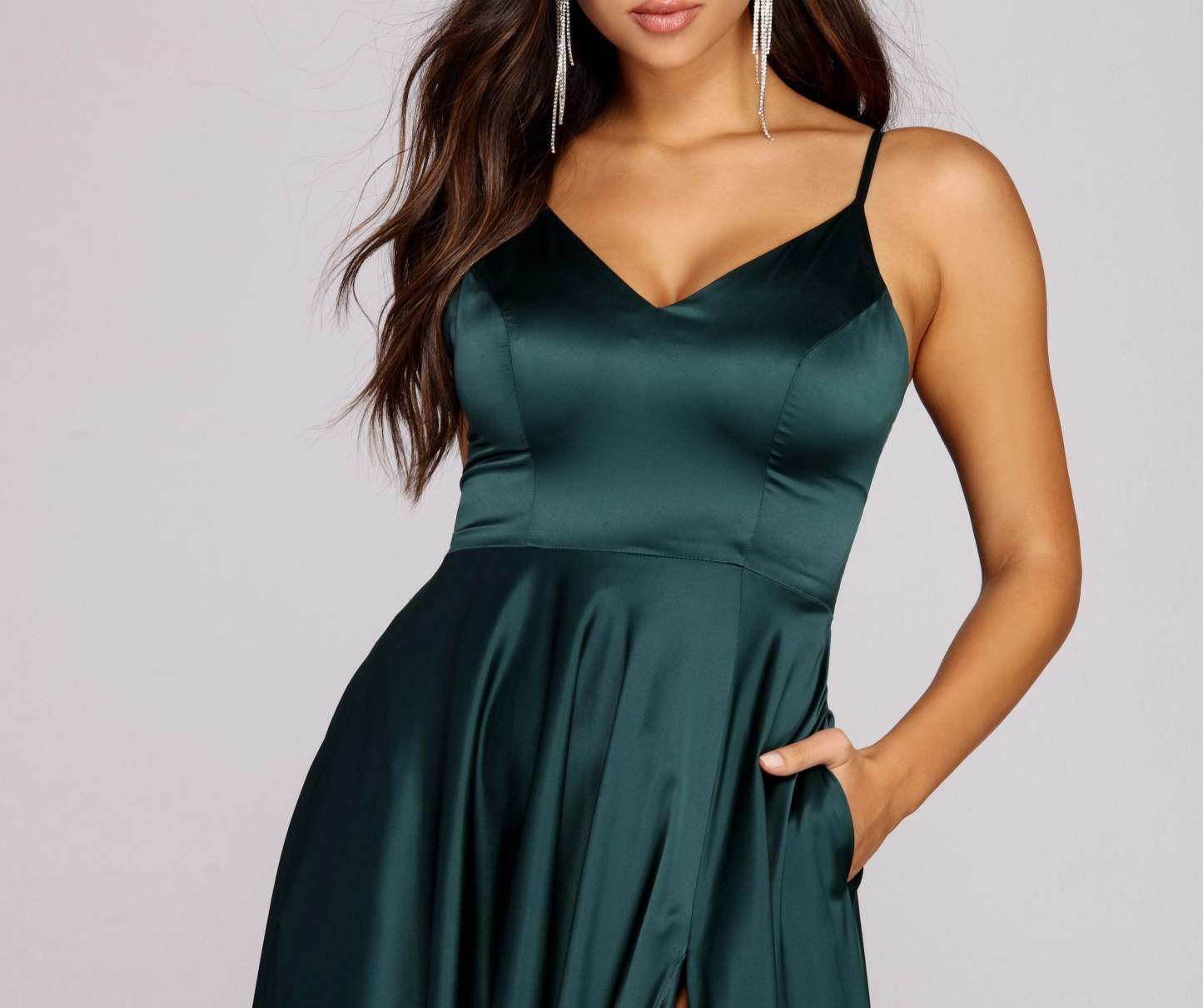 Juliet Formal High Slit Dress - Lady Occasions