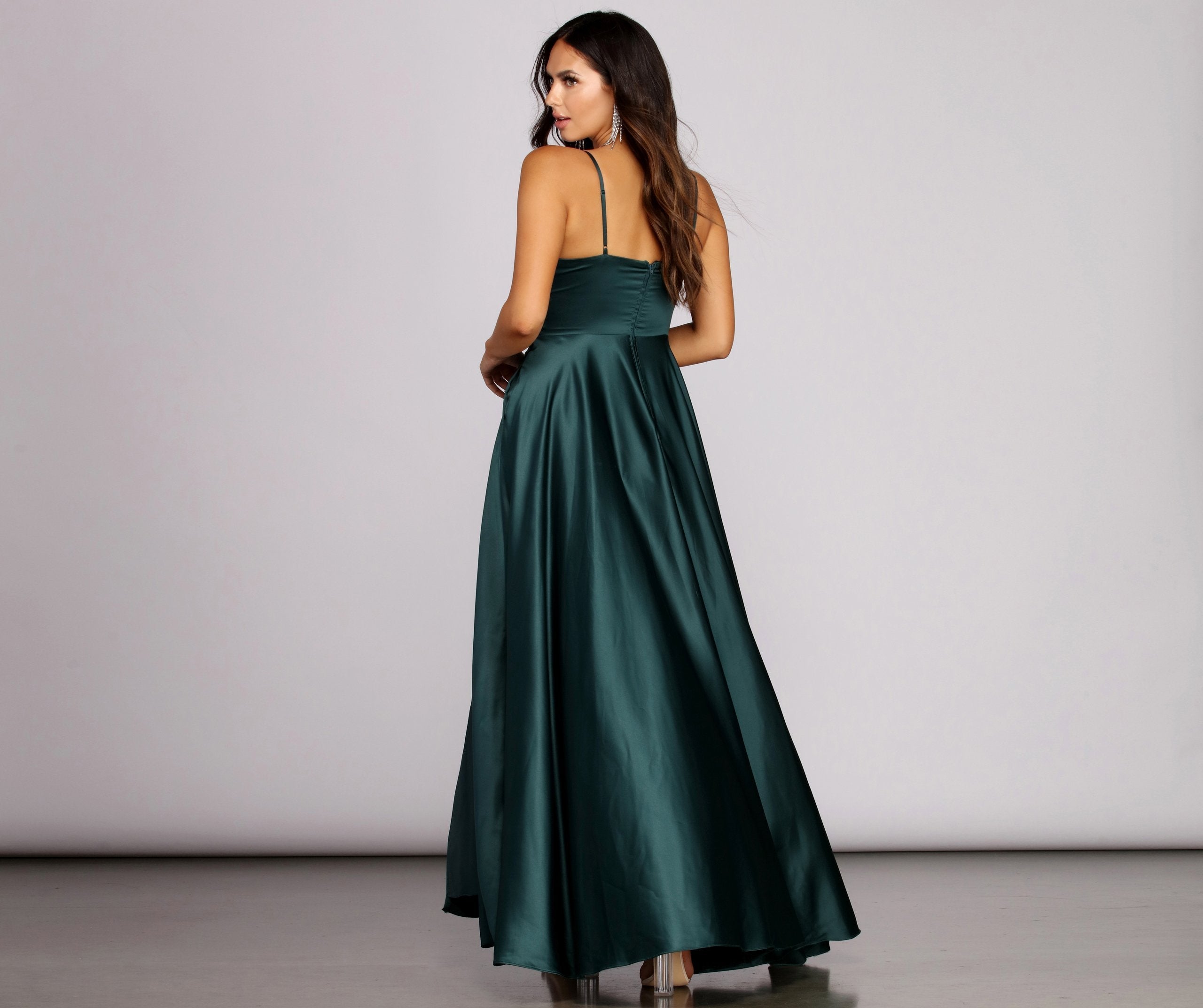 Juliet Formal High Slit Dress - Lady Occasions
