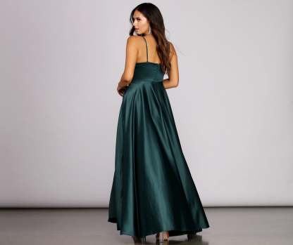 Juliet Formal High Slit Dress - Lady Occasions
