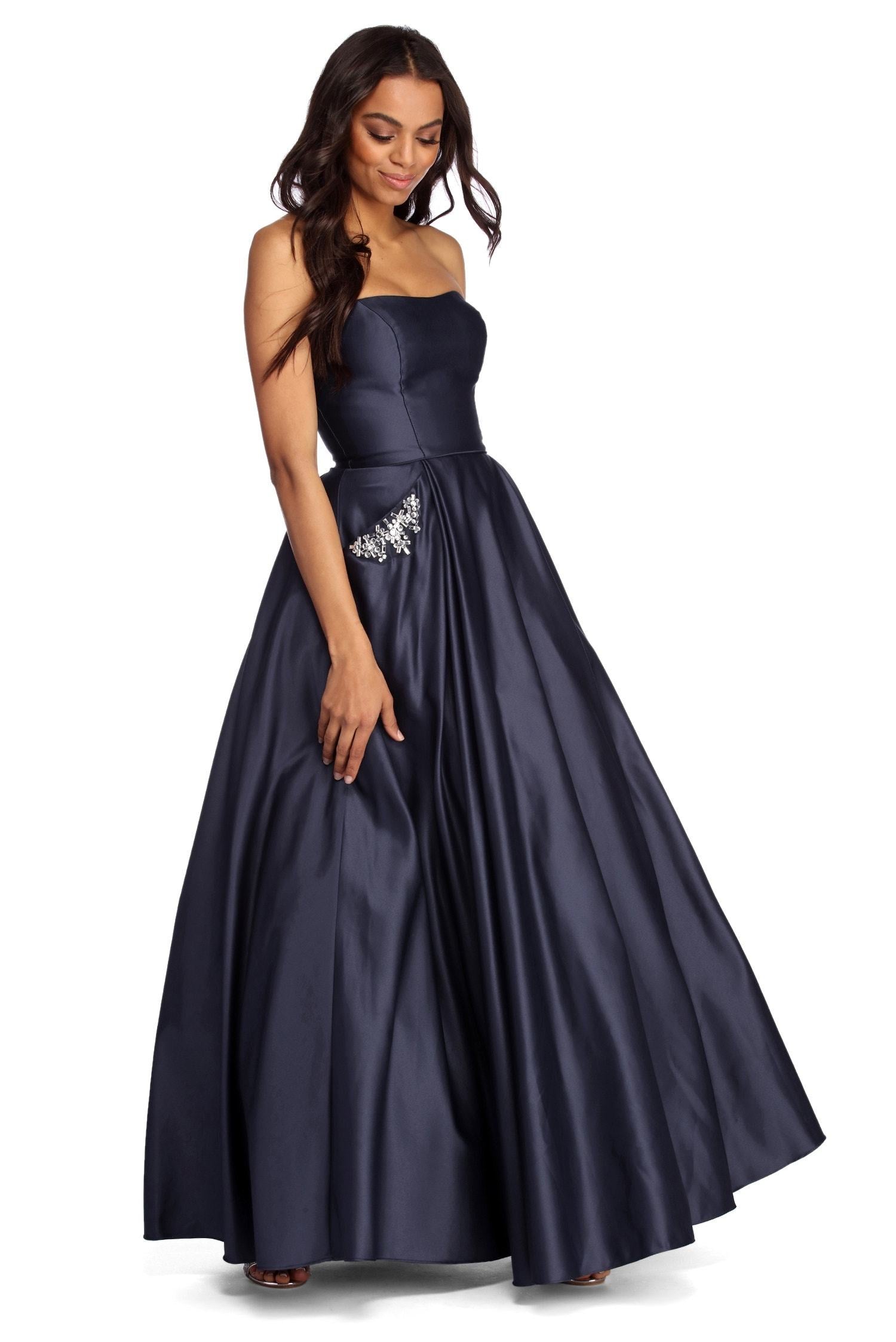 Josephine Formal Jewel Ball Gown - Lady Occasions