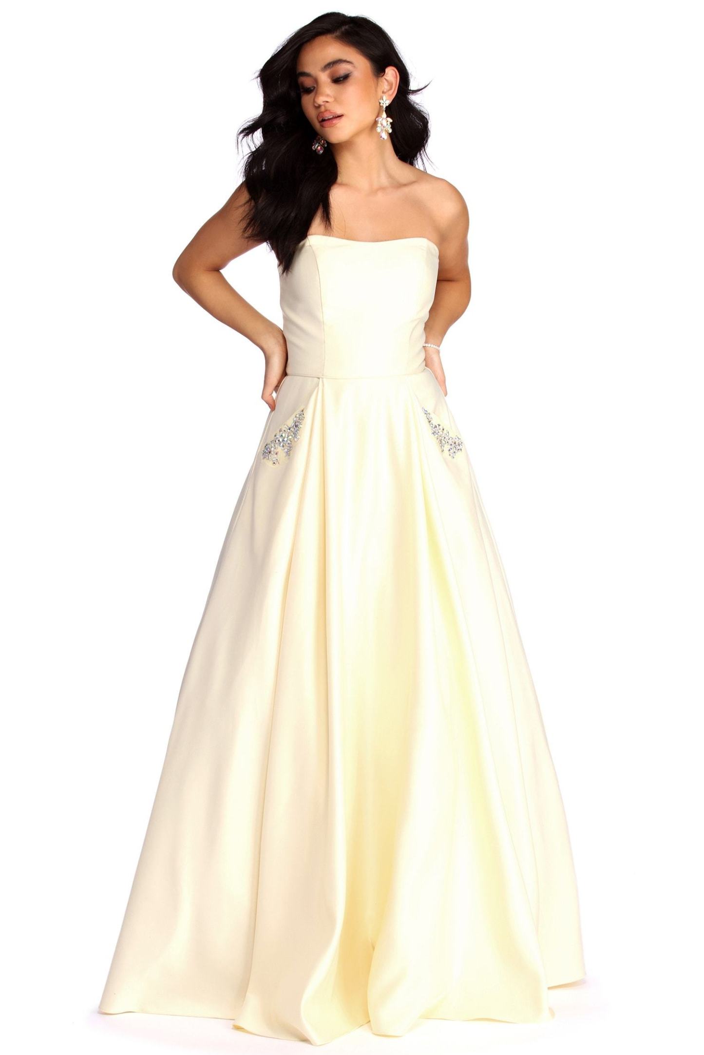 Josephine Formal Jewel Ball Gown - Lady Occasions