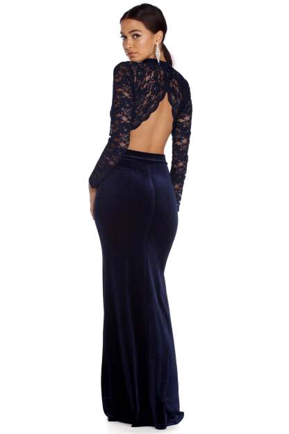 Gracelyn Formal Two Piece Lace Dress - Lady Occasions