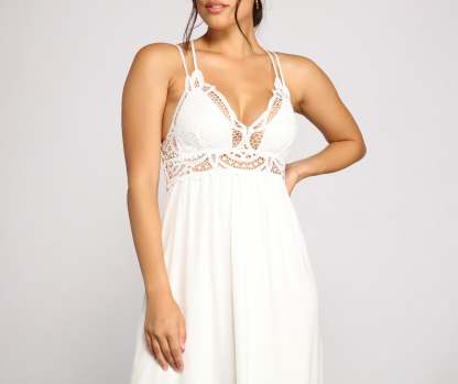 Effortless Flowy Woven Maxi Dress - Lady Occasions