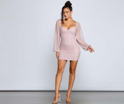 Gorgeous And Glitzy Bodycon Dress - Lady Occasions