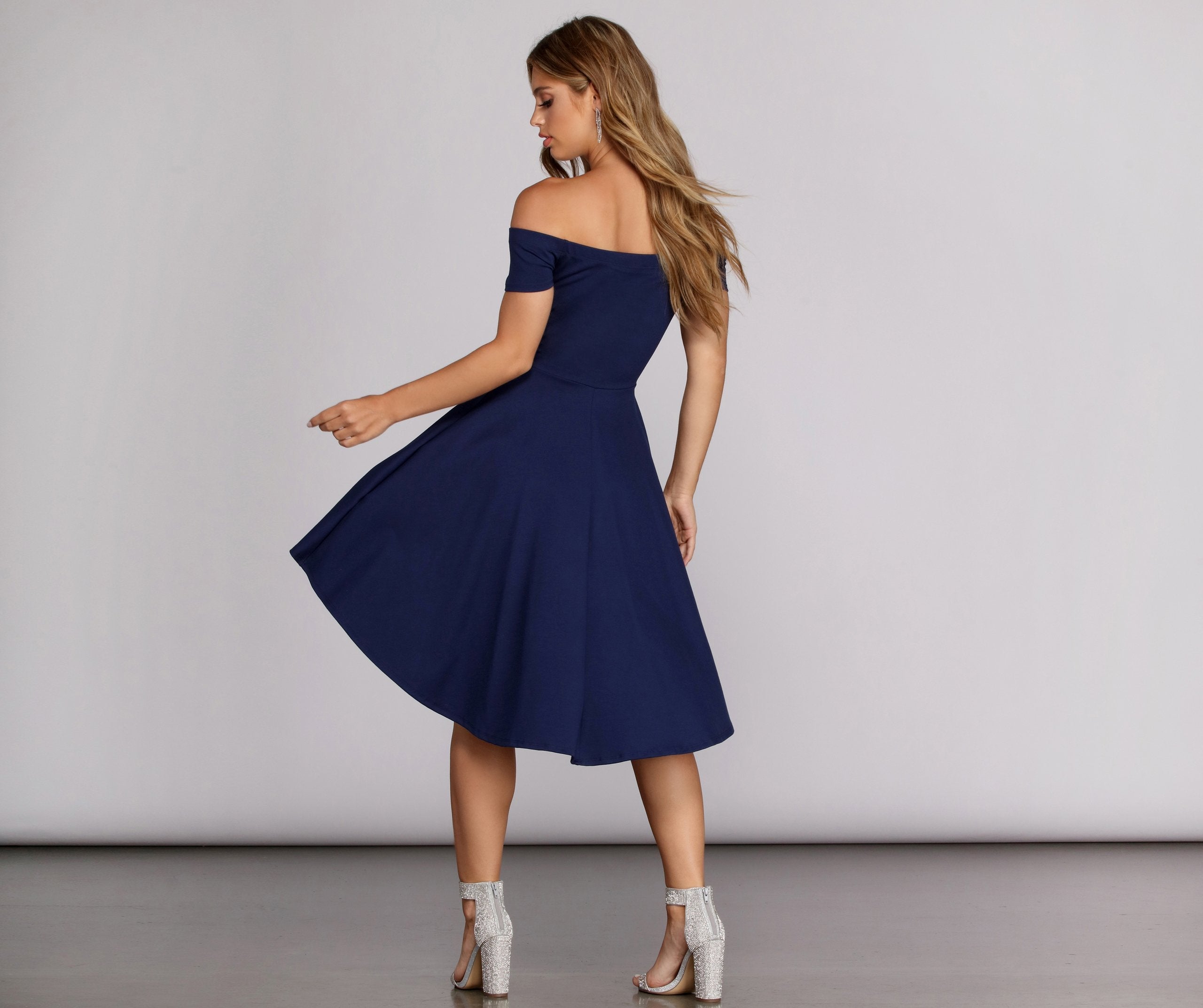 All The Rage Skater Dress - Lady Occasions