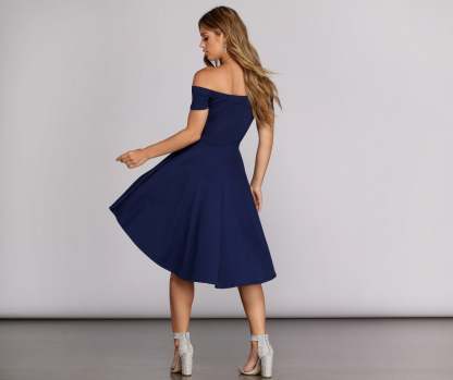 All The Rage Skater Dress - Lady Occasions