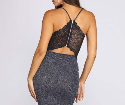Gleam And Glam Mini Dress - Lady Occasions
