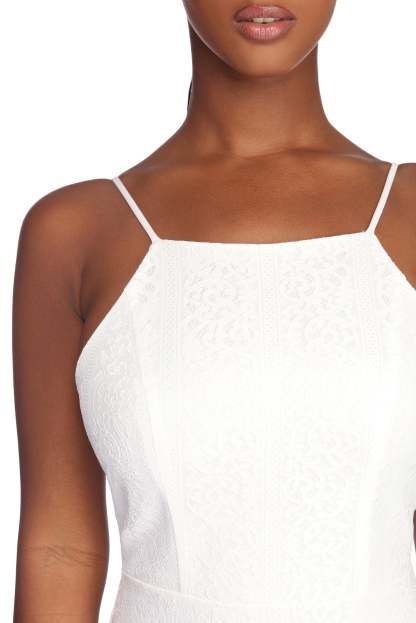 Laced With Grace Mini Dress - Lady Occasions
