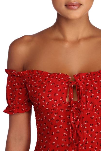 Get Sprung On Florals Mini Dress - Lady Occasions