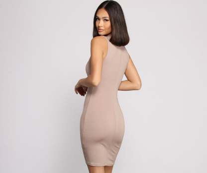 Effortlessly Chic Sleeveless Mini Dress - Lady Occasions