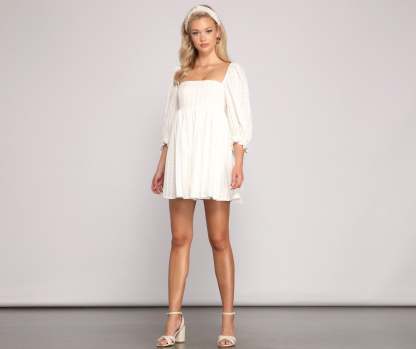 Sweet Style Babydoll Dress - Lady Occasions