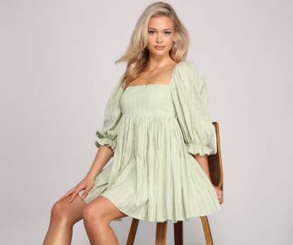 Sweet Style Babydoll Dress - Lady Occasions