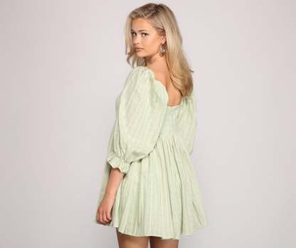 Sweet Style Babydoll Dress - Lady Occasions