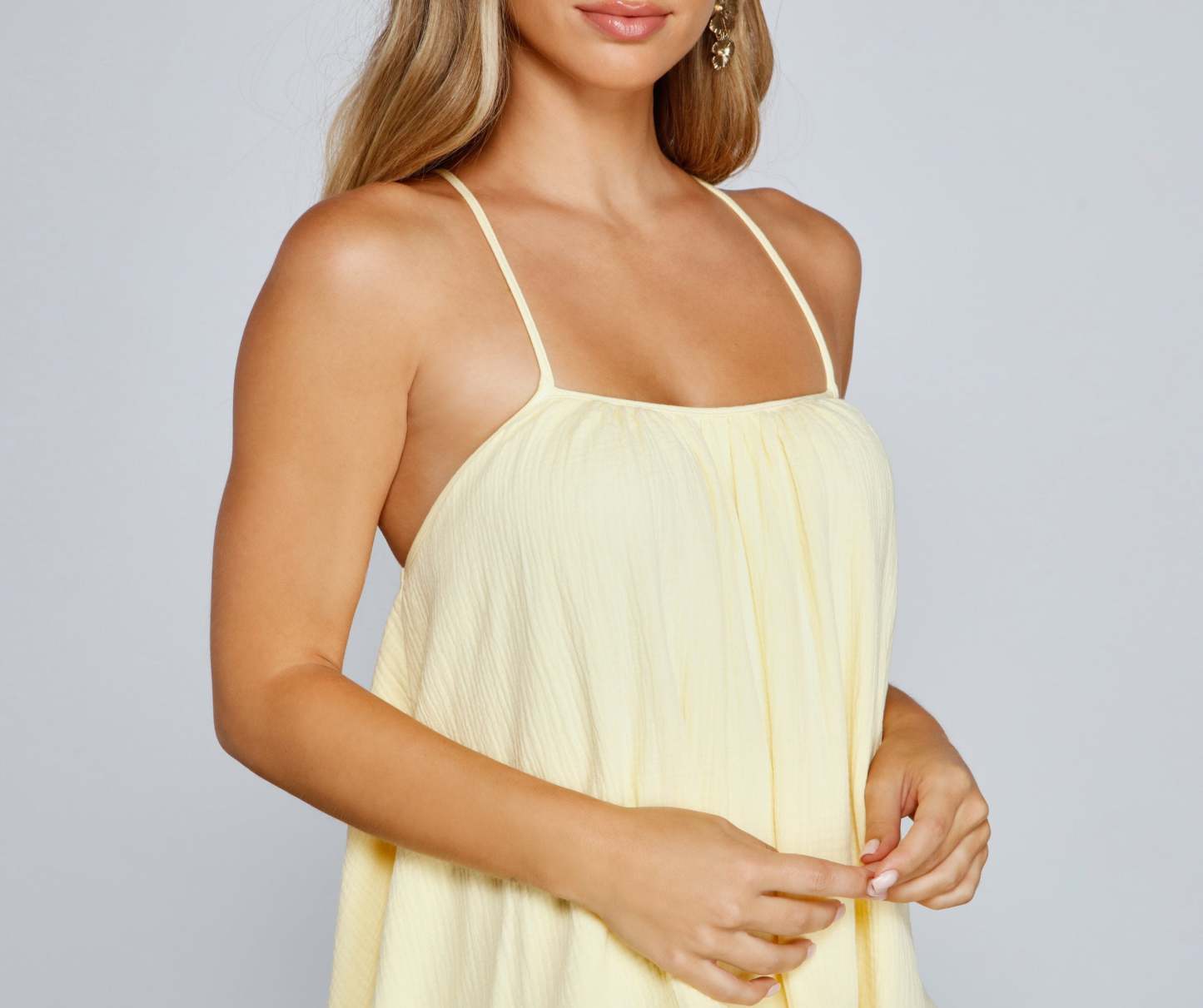 Effortless Flowy A-Line Mini Dress - Lady Occasions