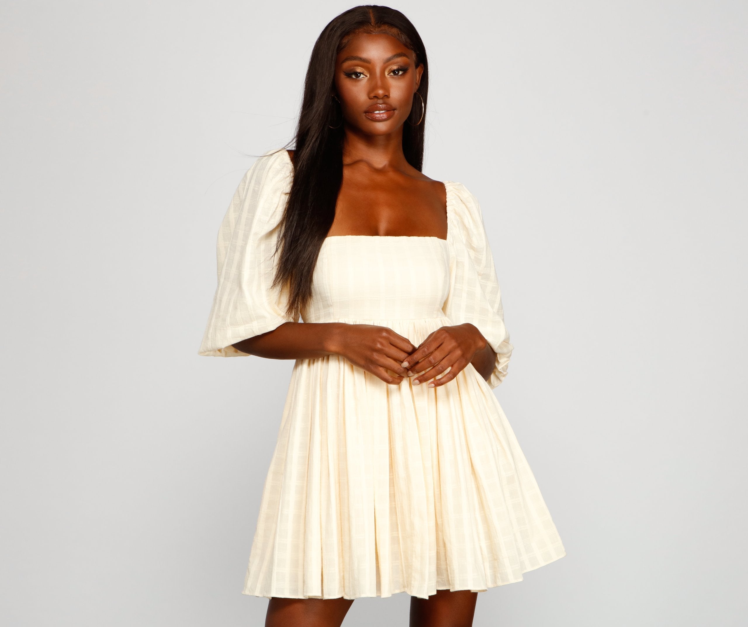 Sweet Style Babydoll Dress - Lady Occasions