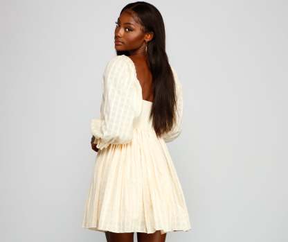 Sweet Style Babydoll Dress - Lady Occasions