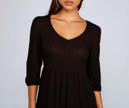 Effortless Vibes Babydoll Dress - Lady Occasions