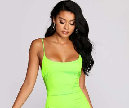 Club Cuts Satin Mini Dress - Lady Occasions