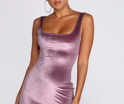 Oh So Velvet Mini Dress - Lady Occasions