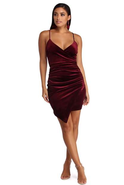 Guilty Pleasure Velvet Dress - Lady Occasions