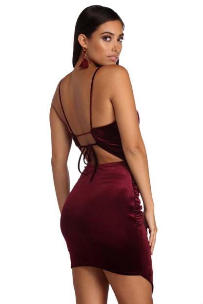 Guilty Pleasure Velvet Dress - Lady Occasions