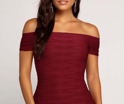 Off The Charts Mini Dress - Lady Occasions