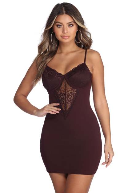 In Lust With You Mini Dress - Lady Occasions
