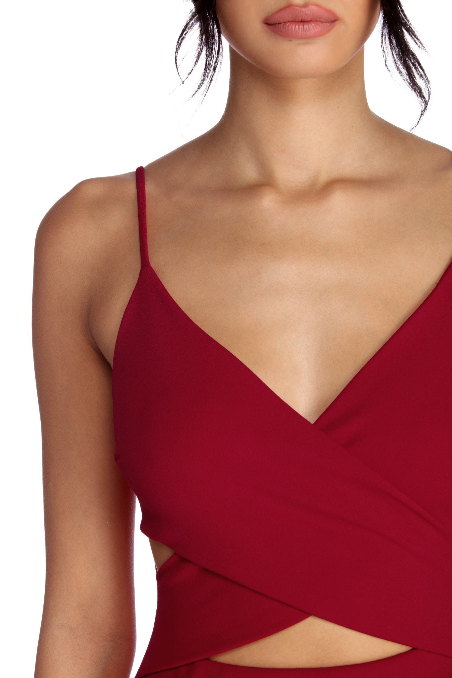 Wrapped In Romance Cut Out Dress - Lady Occasions