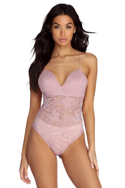 Sweet As Lace Bodysuit - Lady Occasions