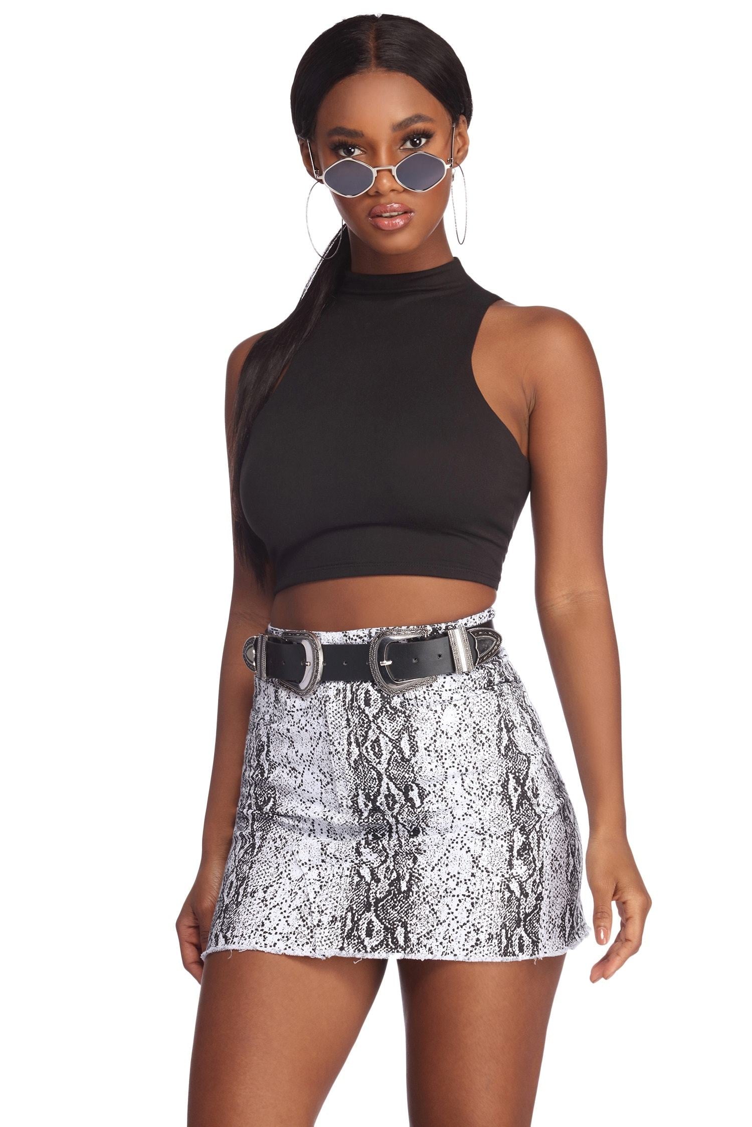 Cropped And Chic Top - Lady Occasions