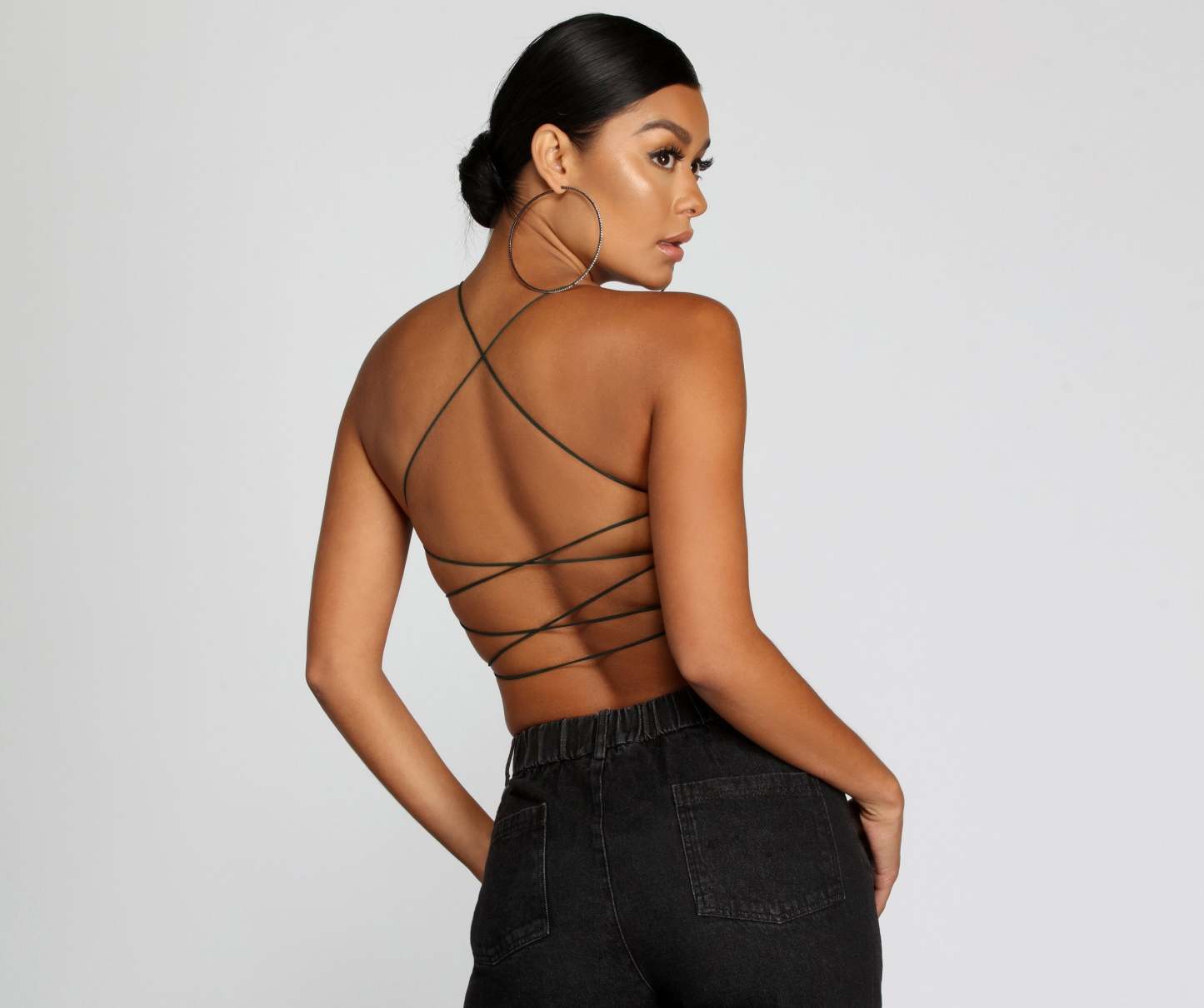 Strapped In Style Crop Top - Lady Occasions