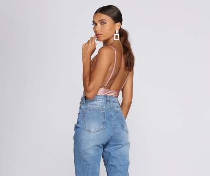 On It Cowl Neck Bodysuit - Lady Occasions