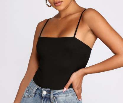 Essential Cami Bodysuit - Lady Occasions