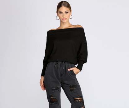 Comfy Chic Ribbed Knit Top - Lady Occasions