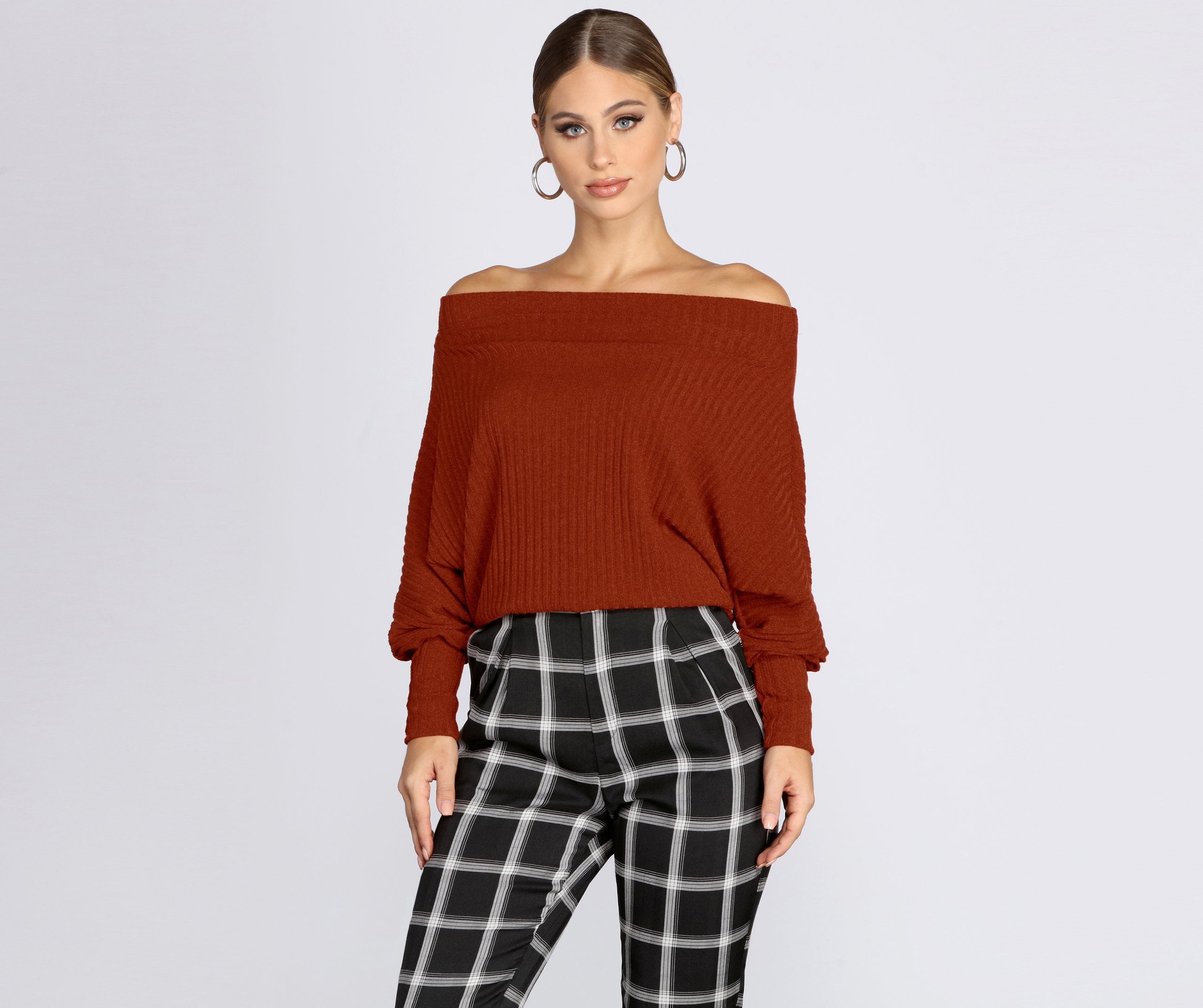 Comfy Chic Ribbed Knit Top - Lady Occasions