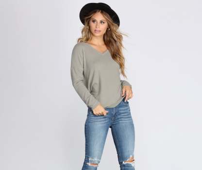 In My Feels Fuzzy Sweater - Lady Occasions