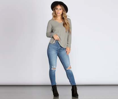 In My Feels Fuzzy Sweater - Lady Occasions