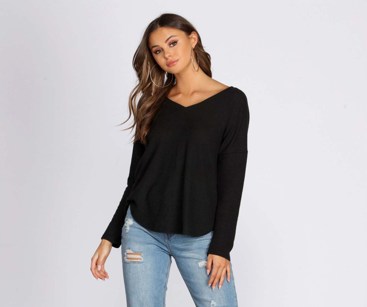 In My Feels Fuzzy Sweater - Lady Occasions