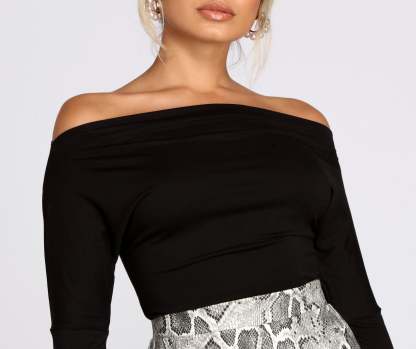 Lovin' Knit Boat Neck Bodysuit - Lady Occasions