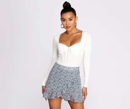 Sweet On You Knit Bodysuit - Lady Occasions