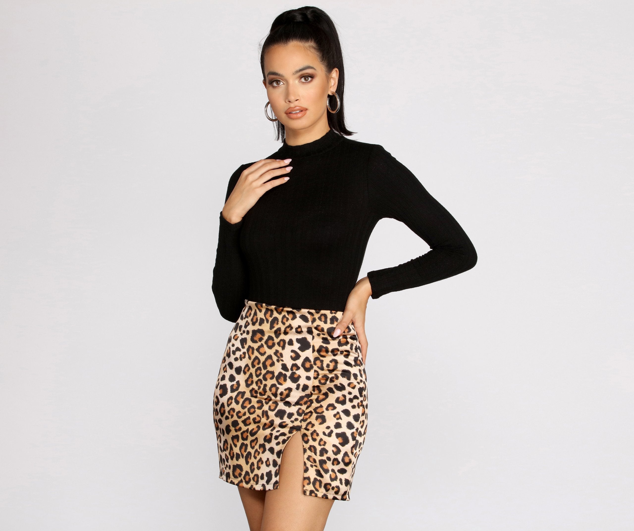 It's Essential Mock Neck Bodysuit - Lady Occasions