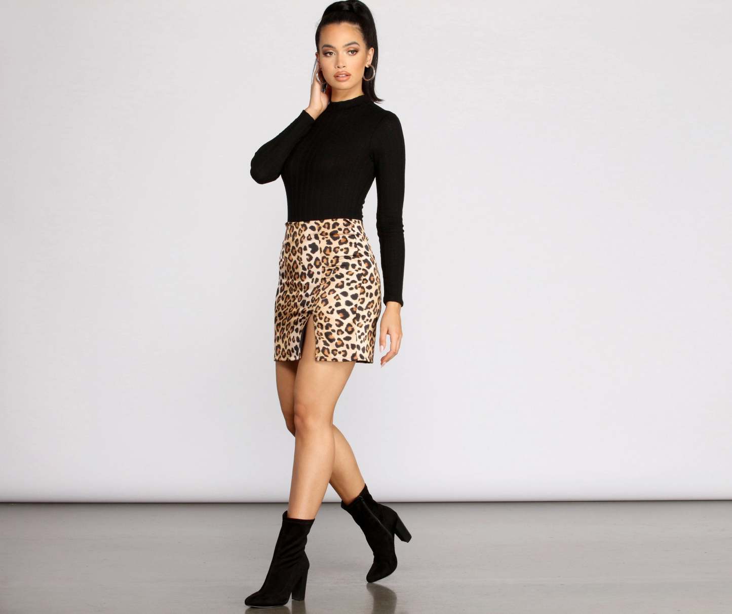 It's Essential Mock Neck Bodysuit - Lady Occasions