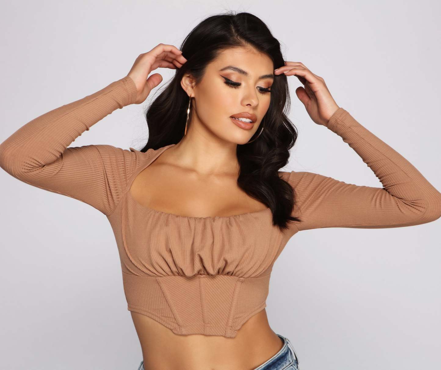 All that Ruche Crop Top - Lady Occasions