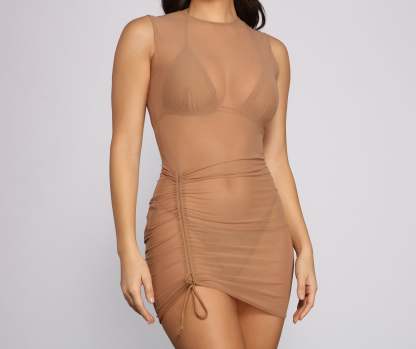 Drawn To You Mesh Cover Up - Lady Occasions