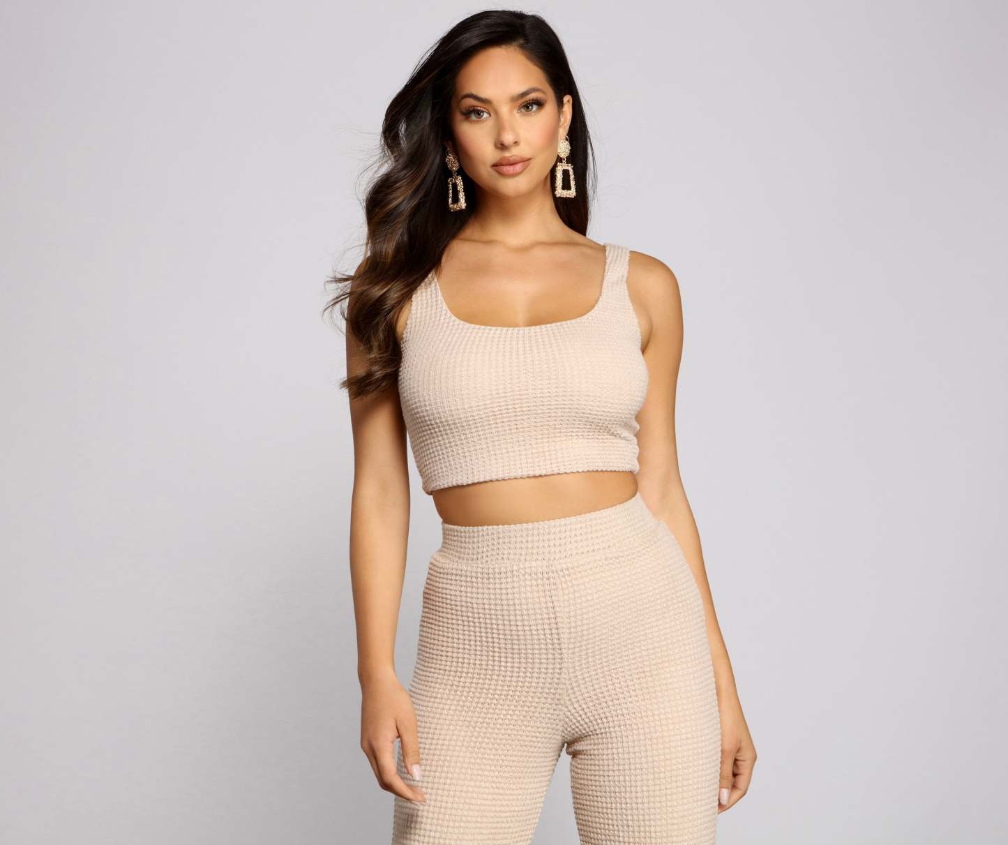 Trendy Textures Sleeveless Knit Tank - Lady Occasions