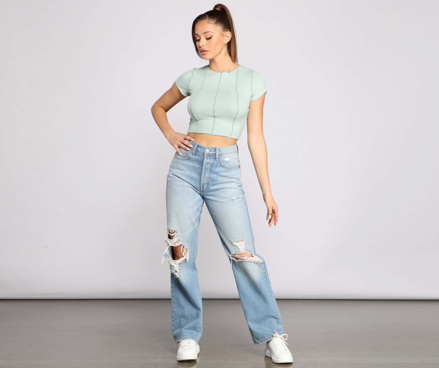 Not What It Seams Knit Top - Lady Occasions